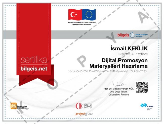Dijital Promosyon Materyalleri Hazırlama
