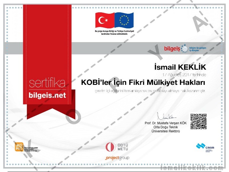 KOBİler İçin Fikri Mülkiyet Hakları