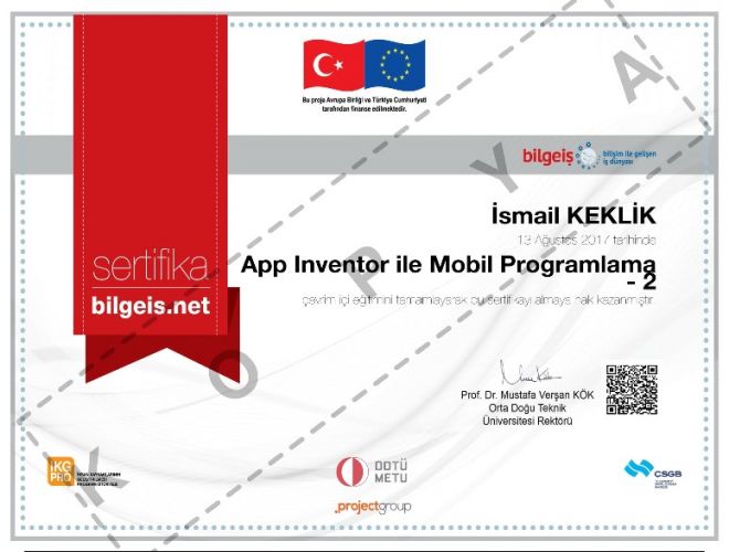App Inventor ile Mobil Programlama - 2