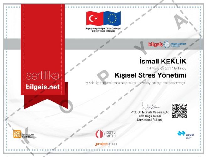 Kişisel Stres Yönetimi