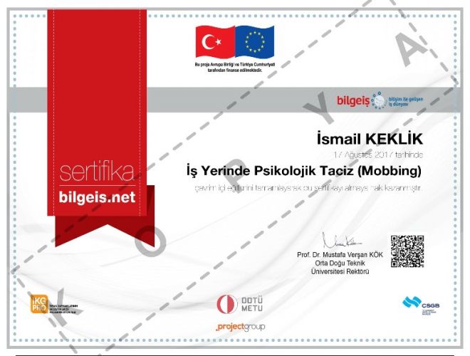 İş Yerinde Psikolojik Taciz (Mobbing)
