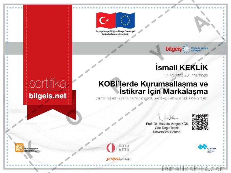 KOBİlerde Kurumsallaşma ve İstikrar İçin Markalaşma
