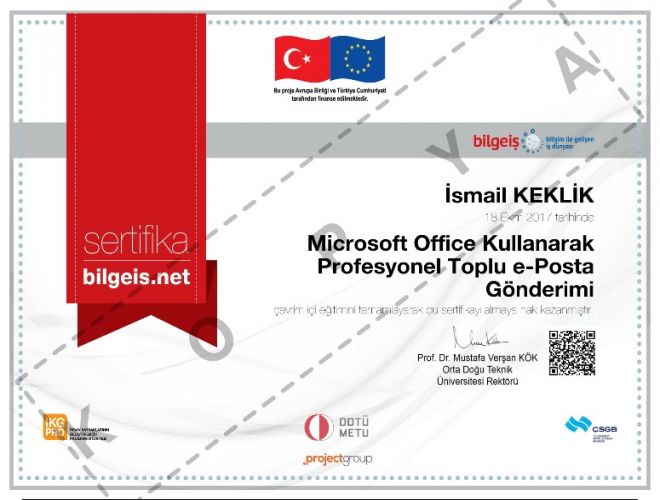 Microsoft Office Kullanarak Profesyonel Toplu e-Posta Gönderimi
